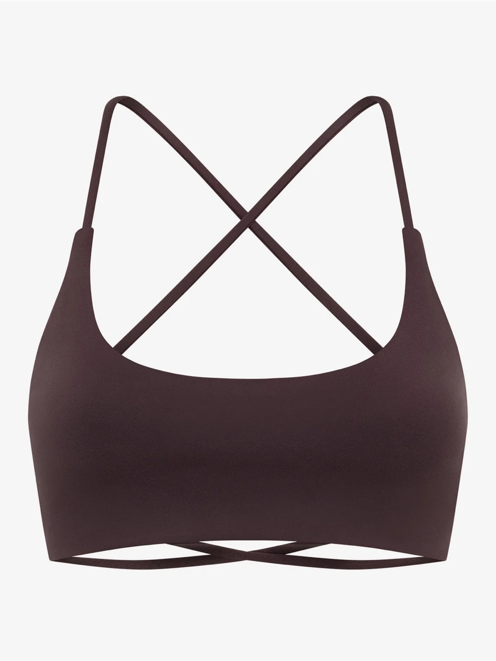 CSB Serenity Strappy Sports Bra in Expresso